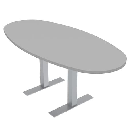 Skutchi Designs 33.5 in W, 69.5 in L, 29 in H, Engineered Wood Top, Grey HAR-BOVL-34X70-T-XD01